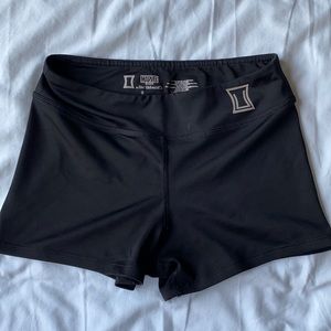 Black Marvel Spandex Bike Shorts Size Small women